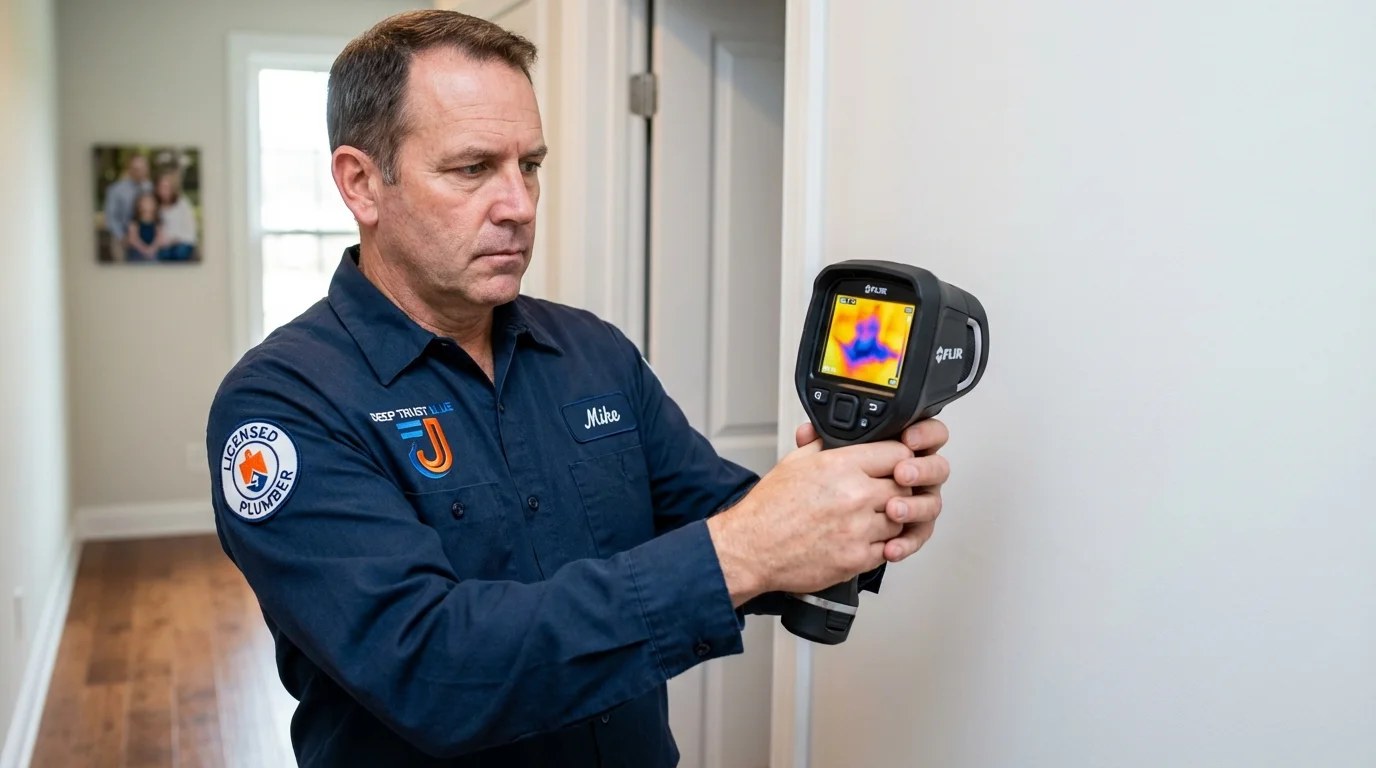 Thermal imaging leak detection by Johns Plumbing LLC in Lake Village